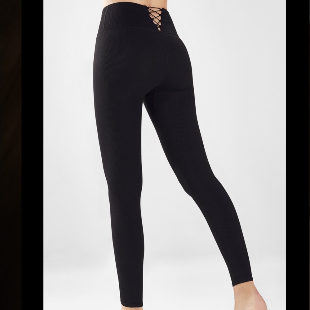 Fabletics High-Waisted  Rib Leggings